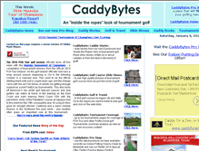 Tablet Screenshot of caddybytes.com